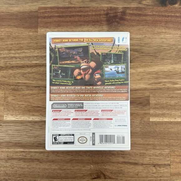 Donkey Kong Country Returns Wii CIB Nintendo Tested - Picture 3 of 16